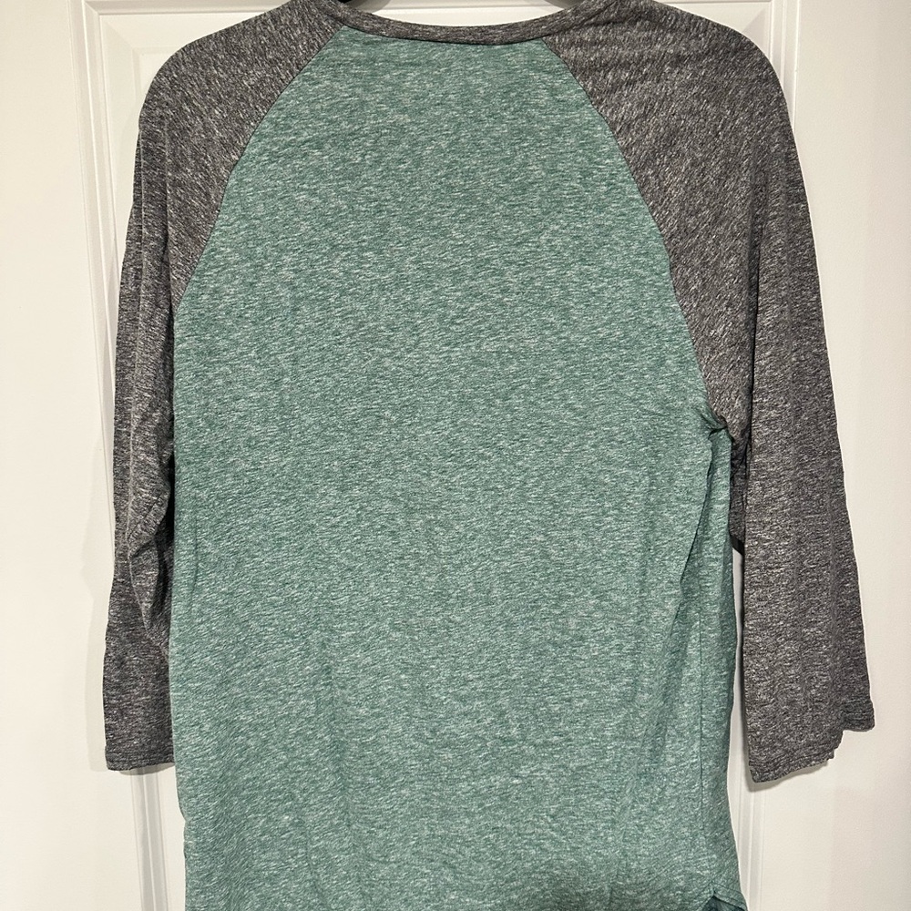 Mossimo Supply Co. Heathered Green and Gray Tee - Picture 2 of 4